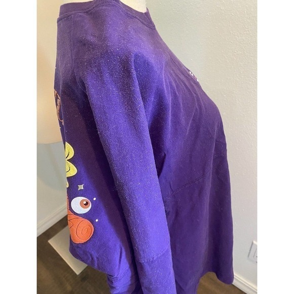 DISNEY Halloween Party Hocus Pocus Villain Spelltacular Spirit Jersey Sz L RARE - Picture 9 of 12